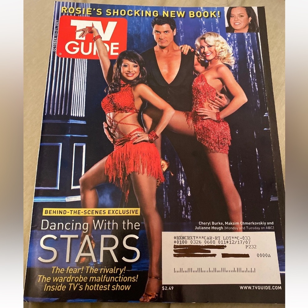 TV Guide Magazine - 2007 - Dancing With The Stars - Julianne Hough - Maksim dwts